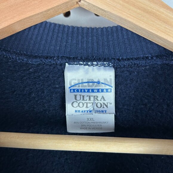 Jackson State Football Y2K Crewneck XXL Blue Sweatshirt Graphic HBCU‎ Tradition - Picture 5 of 6